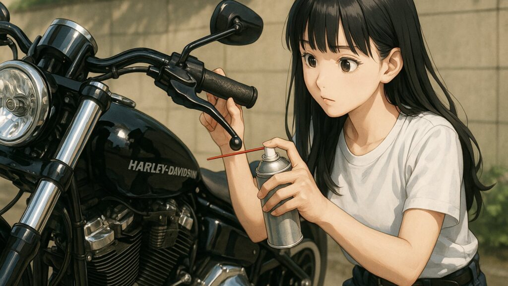 ワイヤー注油とレバー交換