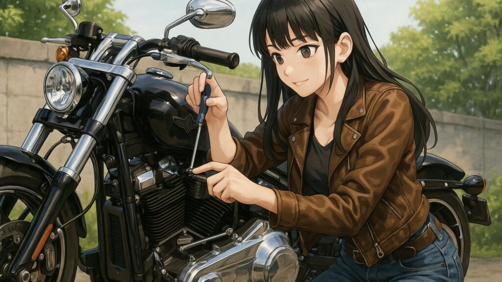 アメリカンバイクのクラッチ調整とメンテナンス