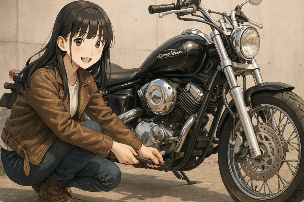 ドラッグスター等のステー適合