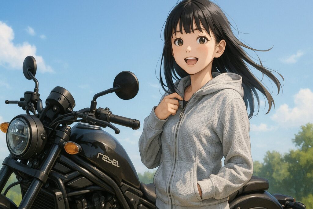 夏のツーリングも快適なメッシュ素材の機能