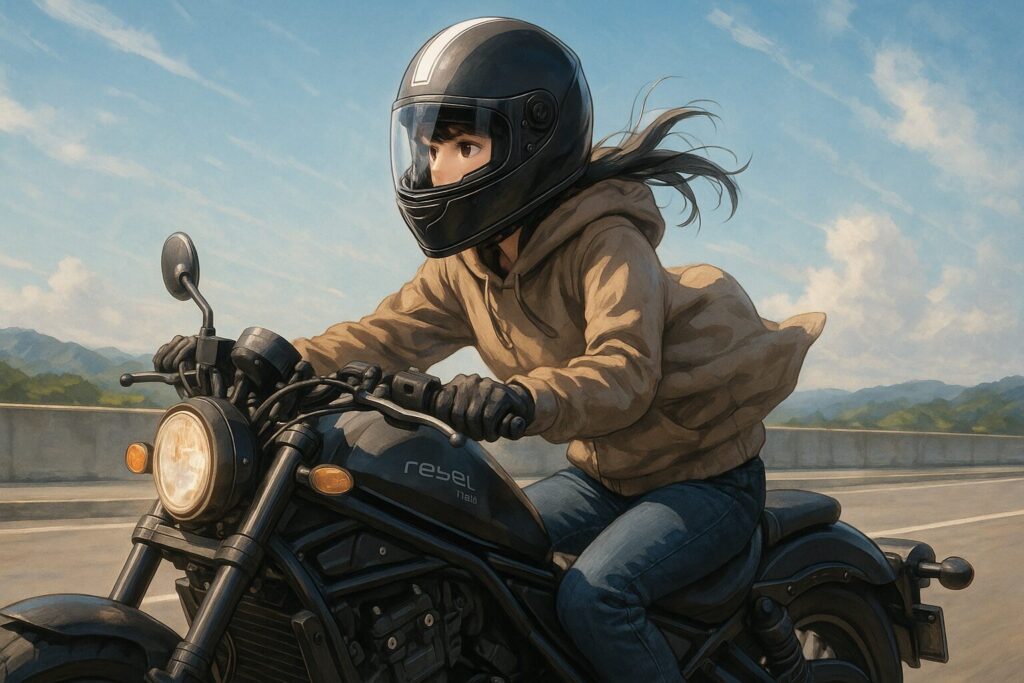 走行時の風対策とバタつきを防ぐテクニック