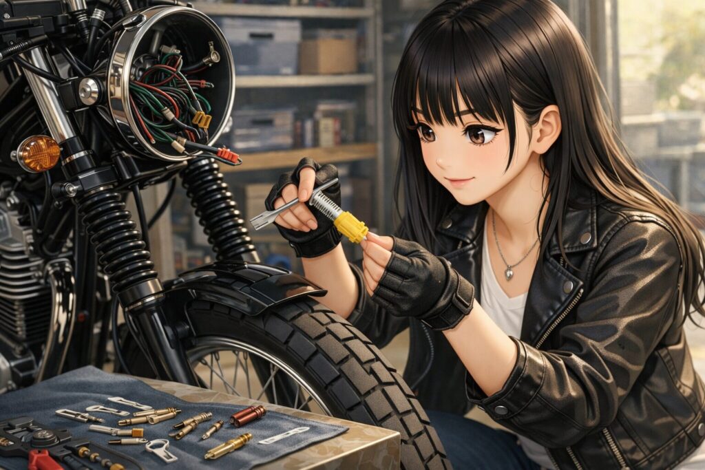 汎用ライトの配線加工と端子リフレッシュの重要性