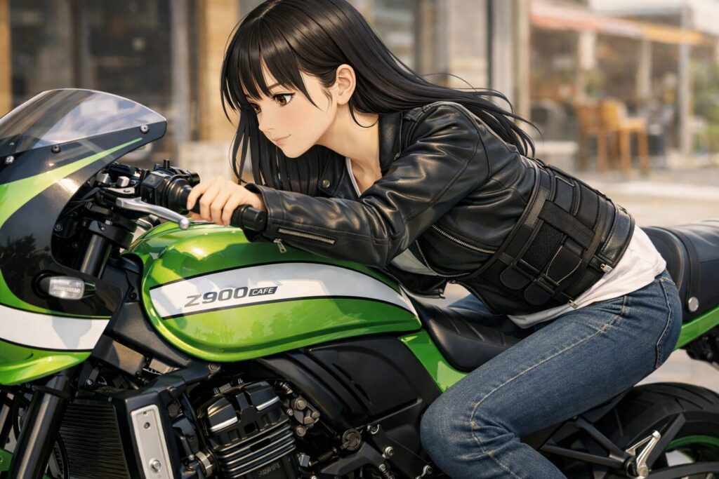 腰痛ベルトで体幹を支え前傾姿勢の負担を減らす