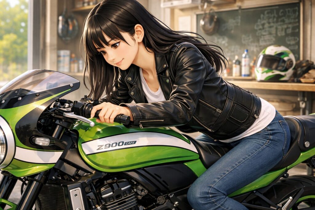 自分に最適なカフェレーサーの姿勢を追求する楽しさ