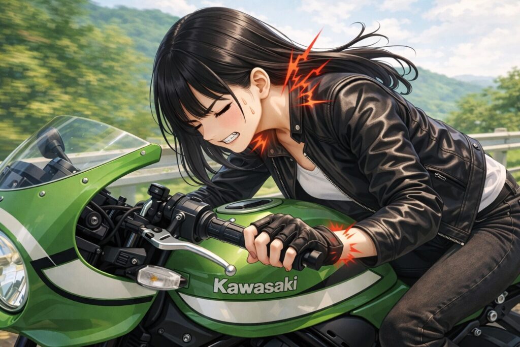 前傾姿勢が生む首や手首への負担と身体的なリスク