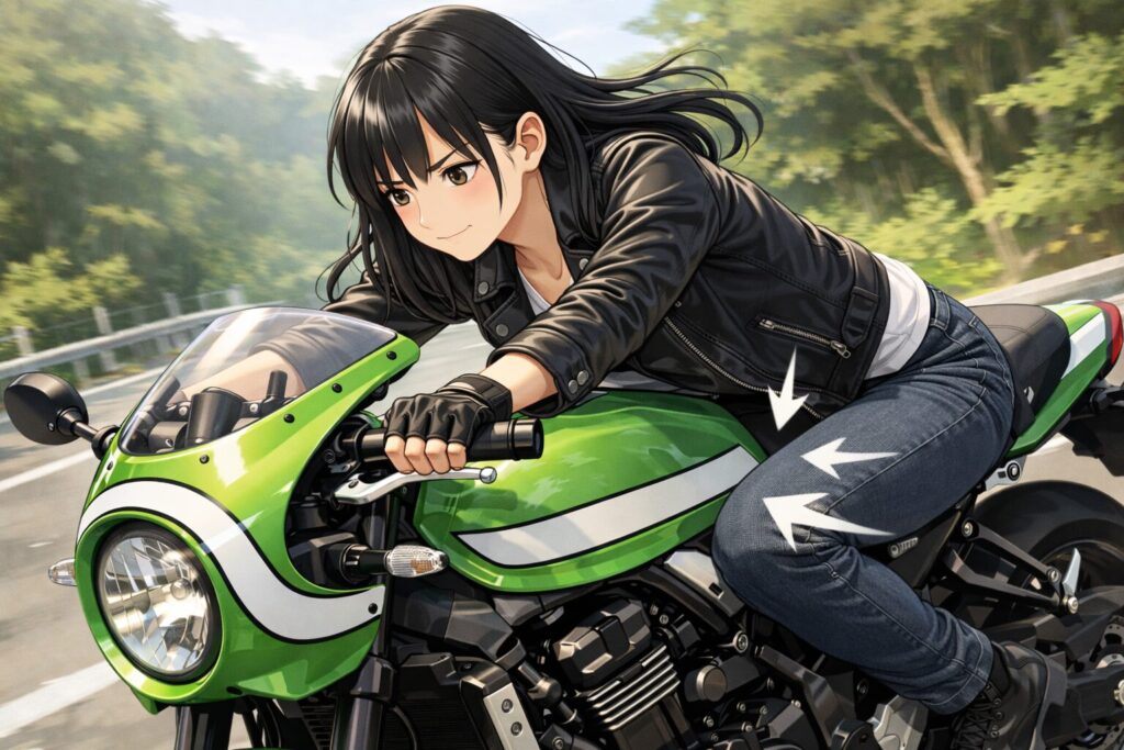 ニーグリップで姿勢を安定させる具体的なコツ