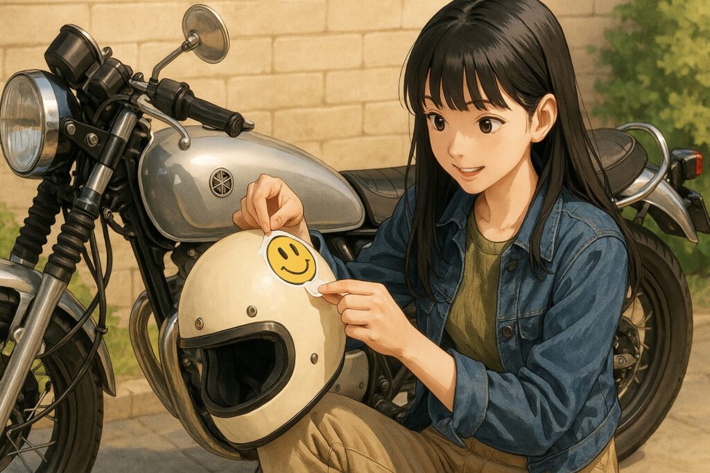 難しいヘルメットやタンクの曲面を攻略する