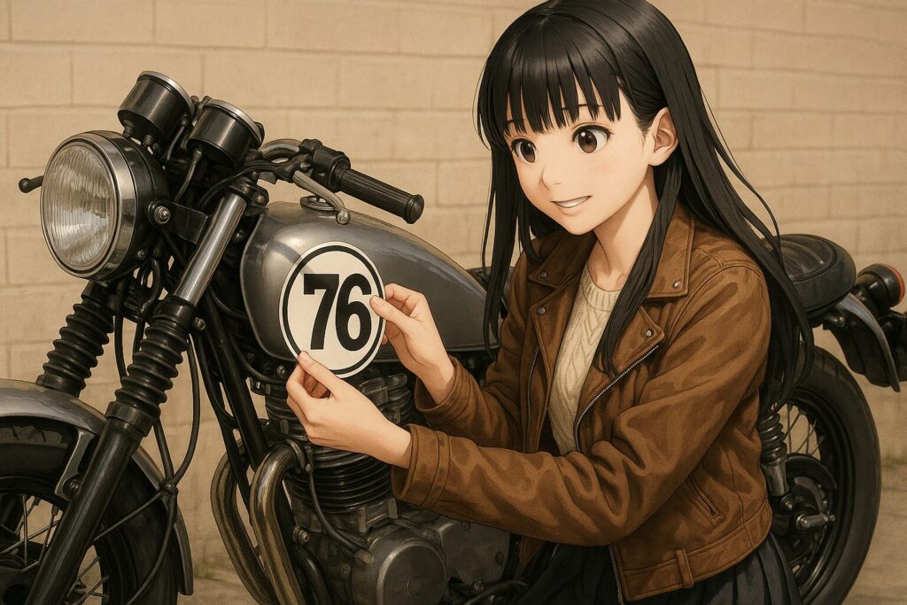 愛車をおしゃれにするカフェレーサーのステッカーの選び方