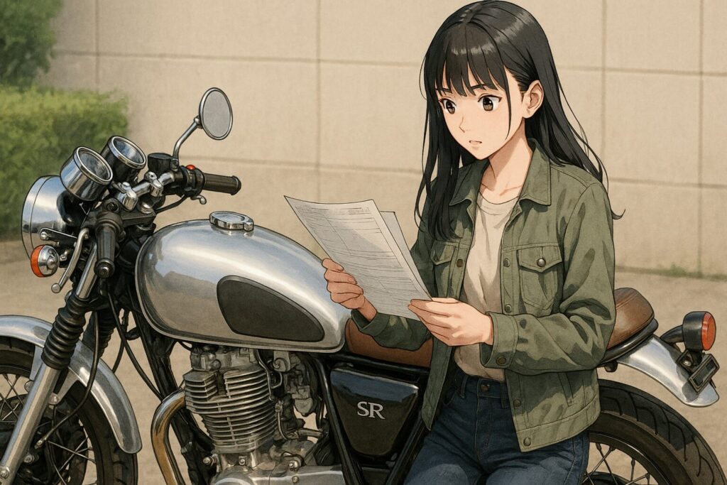 カフェレーサーのタンク交換と車検の完全ガイド