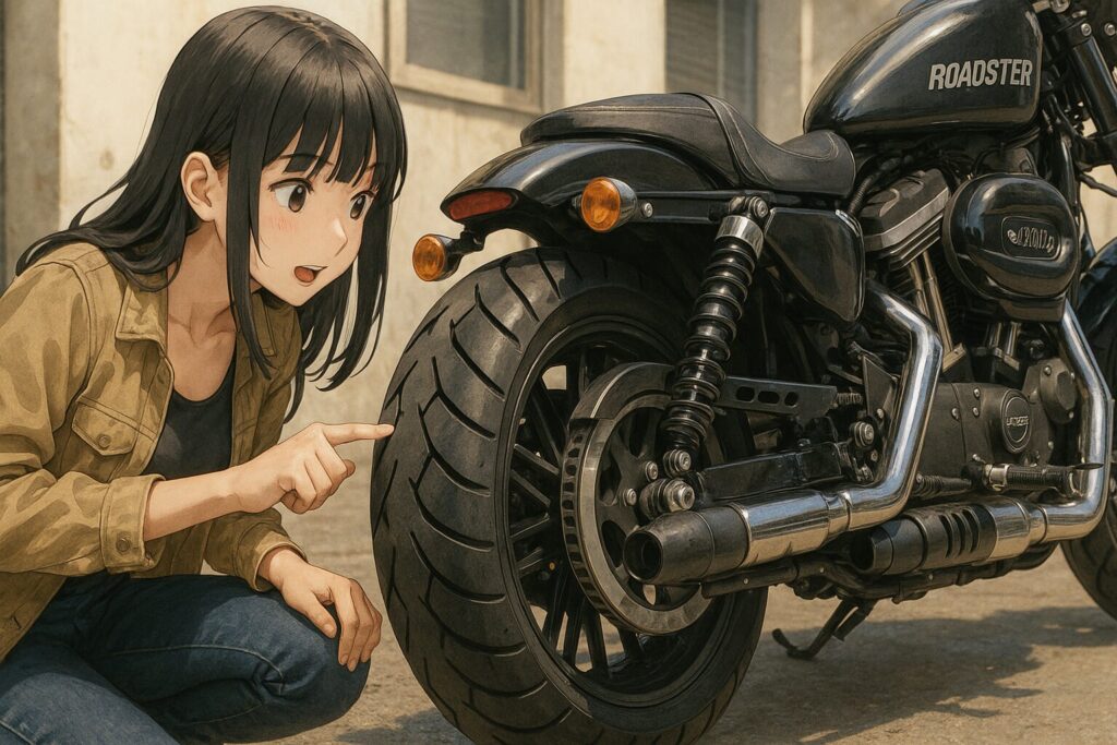 太いタイヤにするメリットと注意点