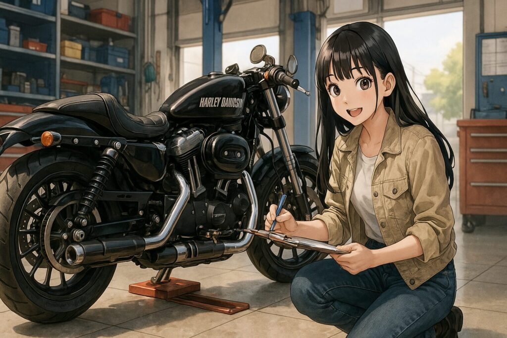 車種別カフェレーサーのタイヤ交換と車検