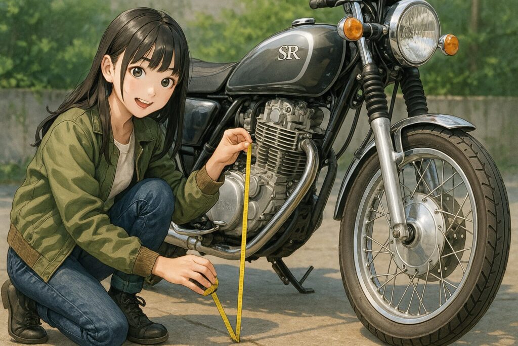 SR400の18インチ化とサイズ選び