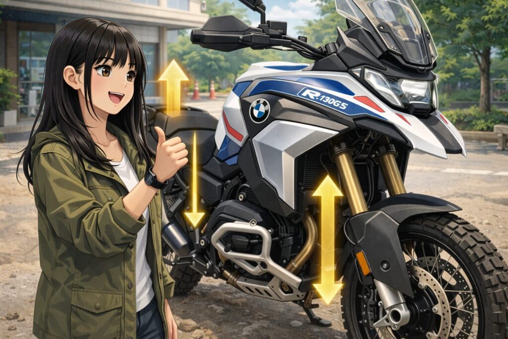 身長に関係なく乗れる自動車高調整機能のメリット