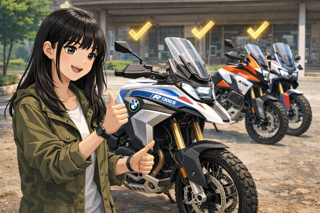 アドベンチャーバイクの大型でおすすめな選び方のコツ