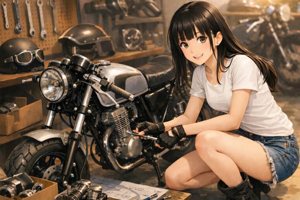 エイプ50をカフェレーサーにする魅力とパーツ選び