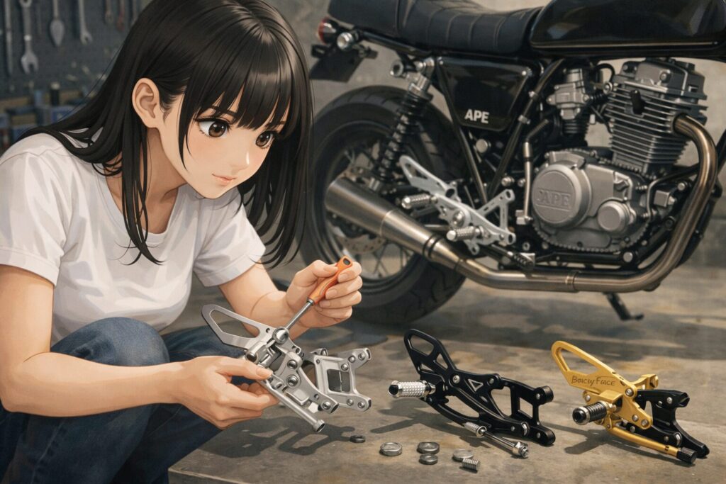 操作性を高めるバックステップのブランド比較