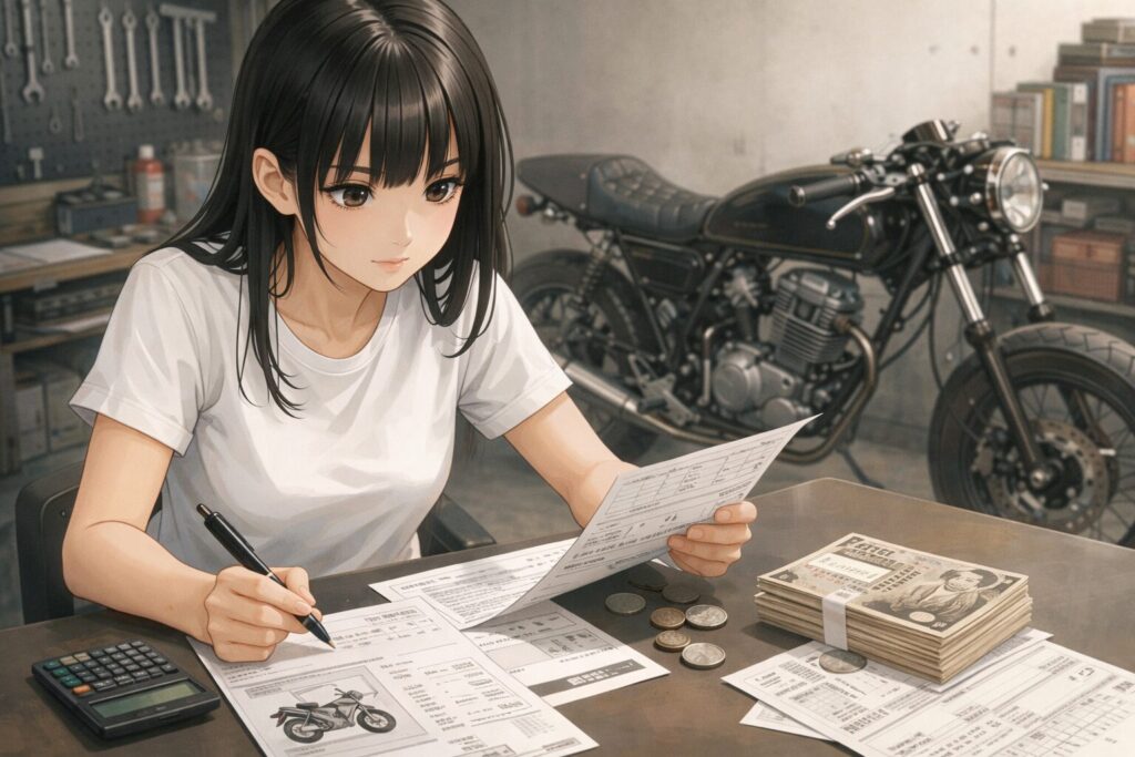 エイプ50のカフェレーサー化にかかる費用と法規制