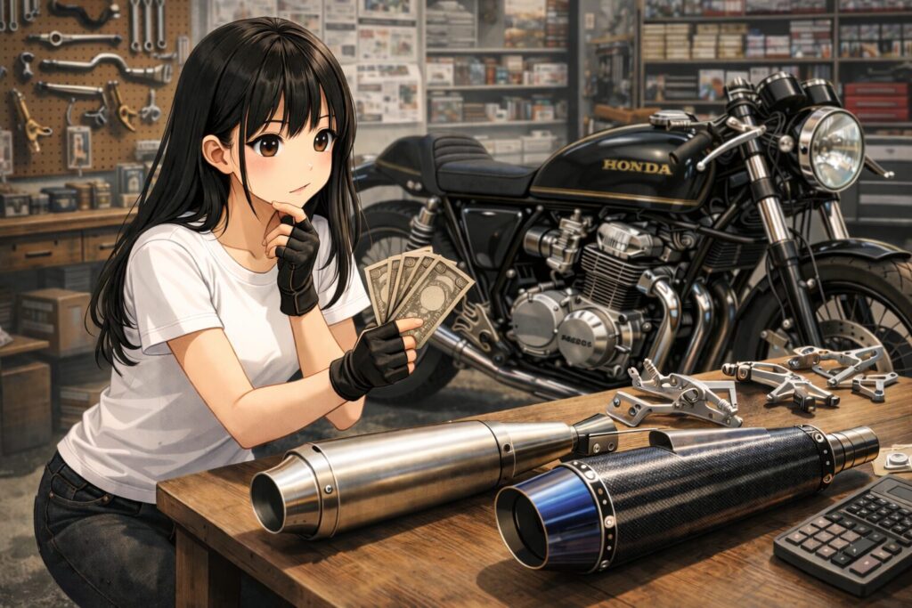 カスタムパーツの費用とショップ選び