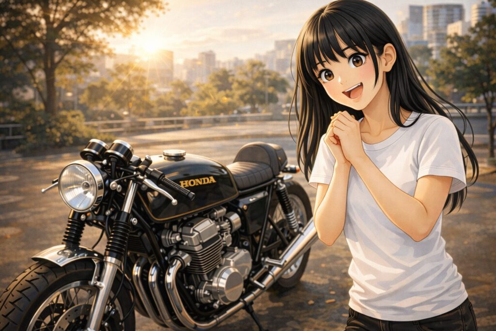 CB750FOURのカフェレーサーを手にする喜び