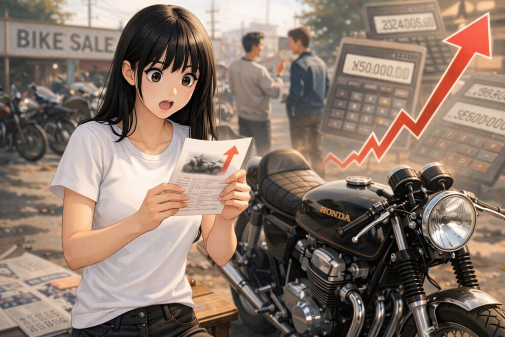 名古屋仕様との競合による中古相場の高騰