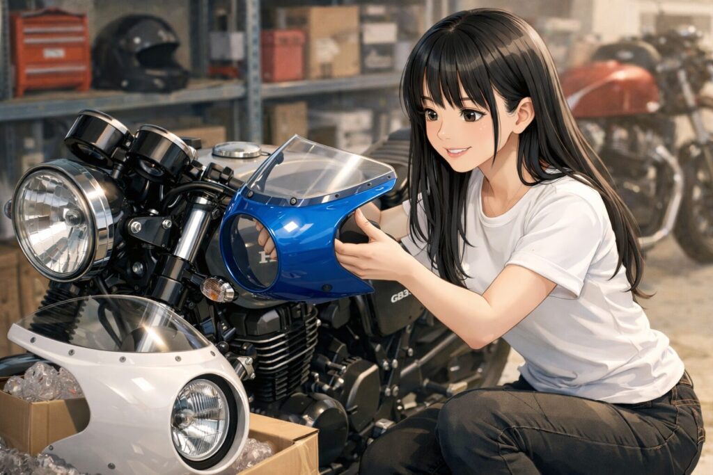 ビキニカウルやロケットカウルの外装パーツ選び