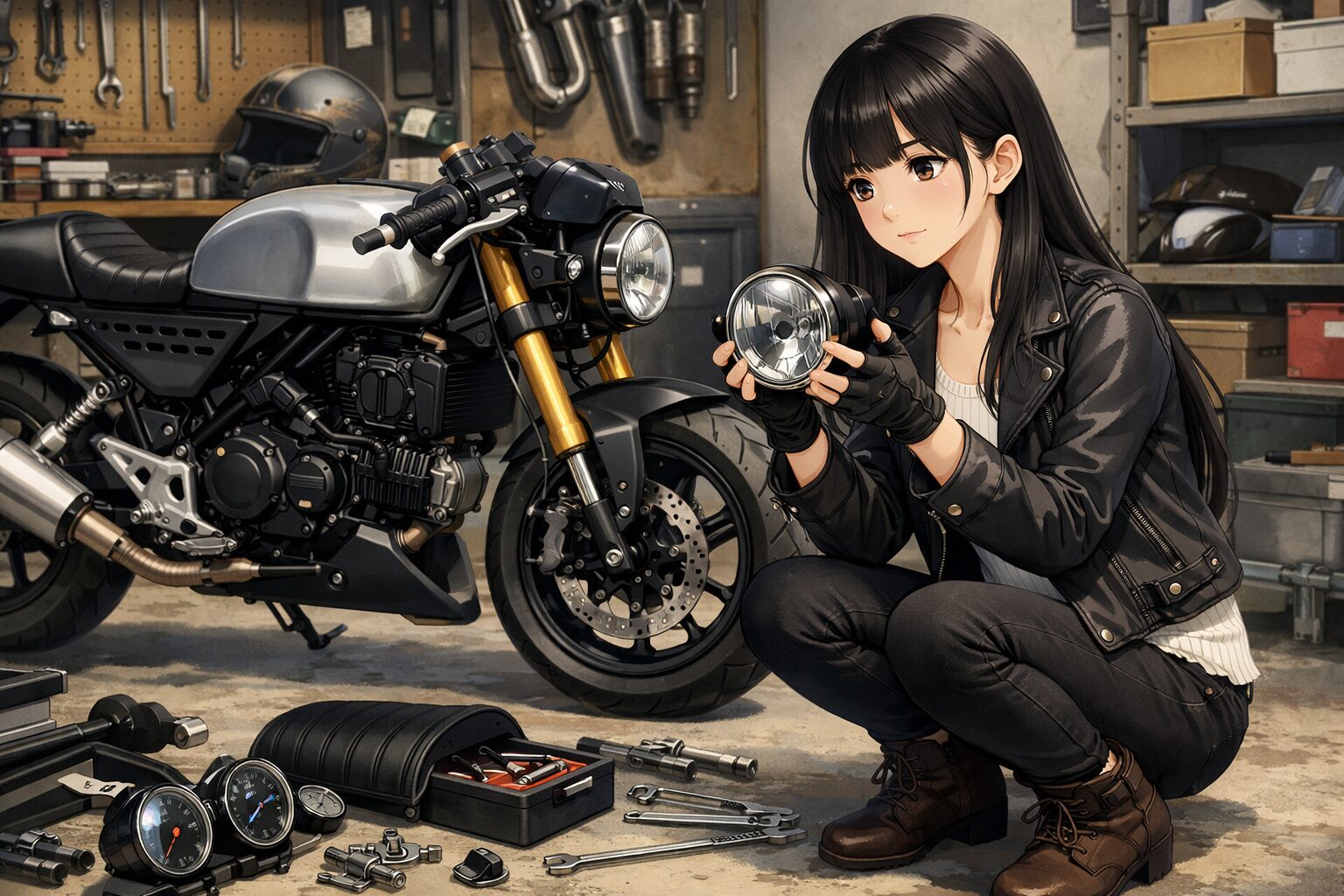 グロムをカフェレーサーに！パーツ選びとカスタムの注意点