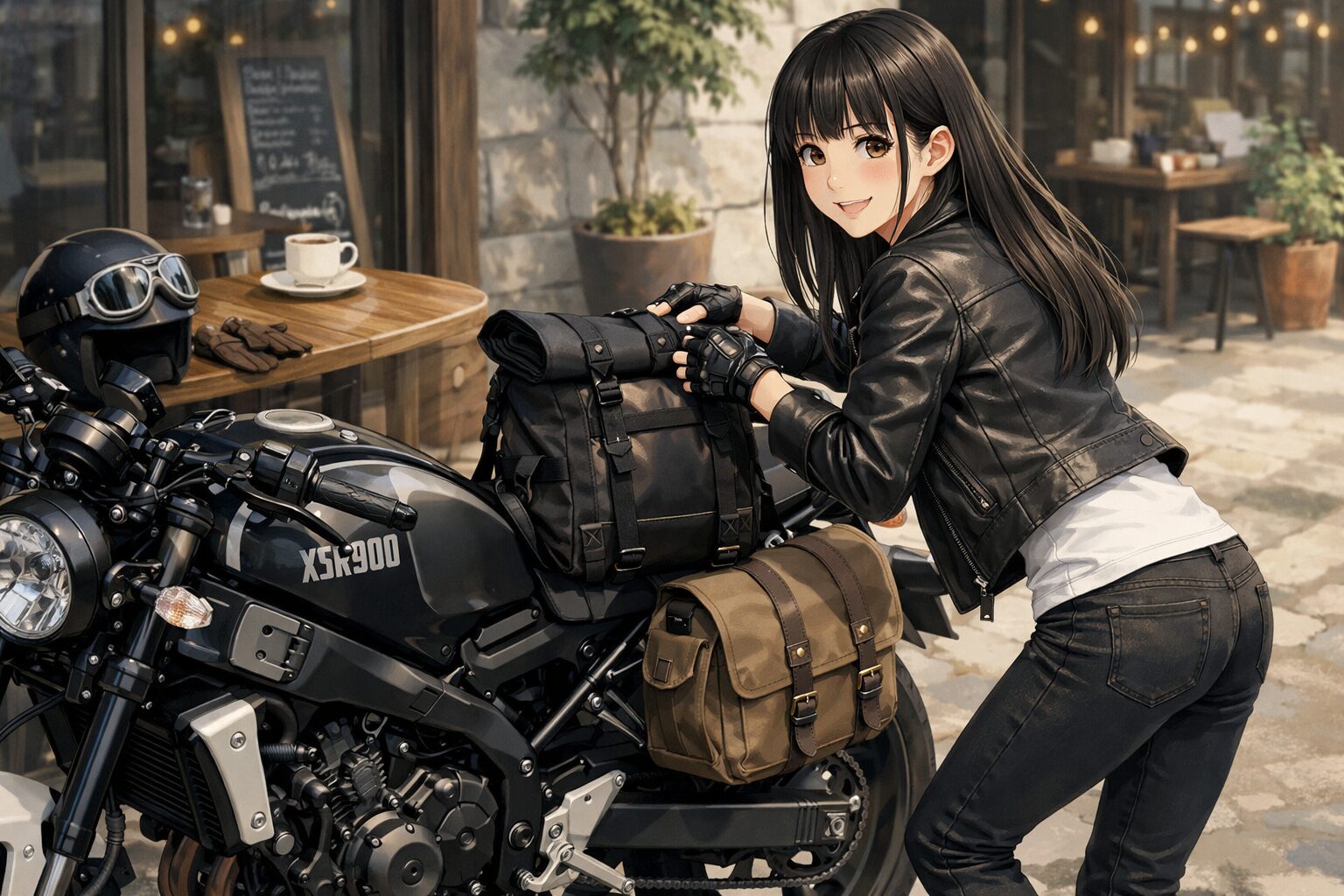 カフェレーサーの積載術！スタイルを崩さないおすすめバッグとコツ