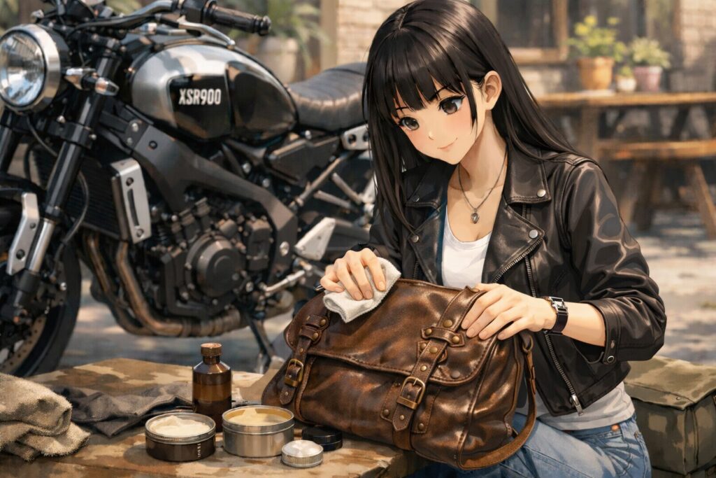 レザーやワックスコットンの正しい手入れ方法