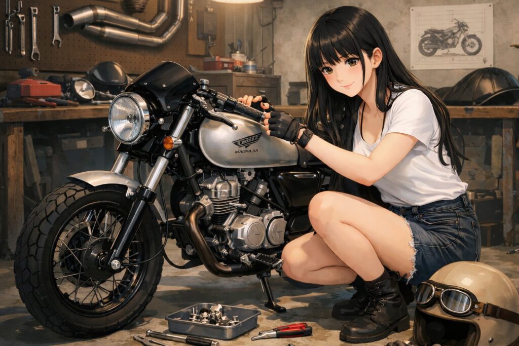 マグナ50カフェレーサー化の改造ガイド