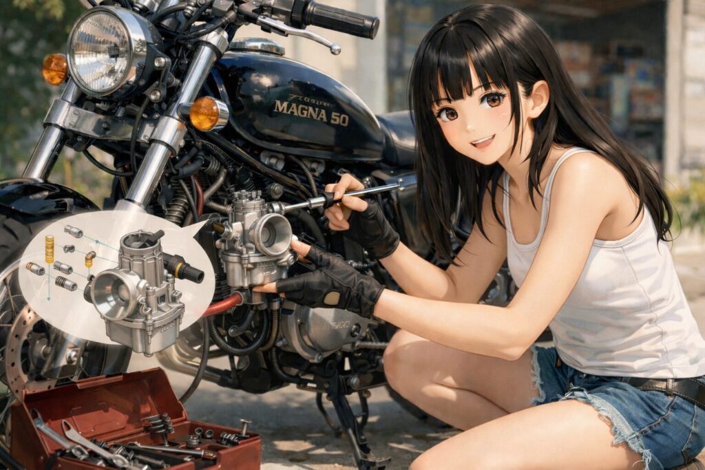 キャブレターの取り付け方法と調整のコツ