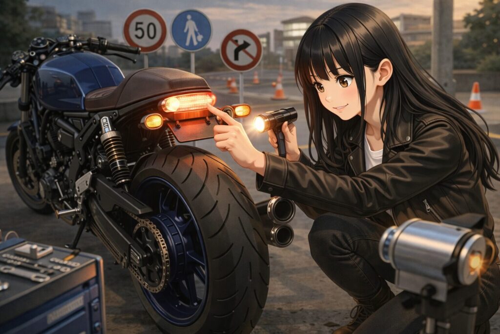 構造変更が必要なケースと灯火類の保安基準