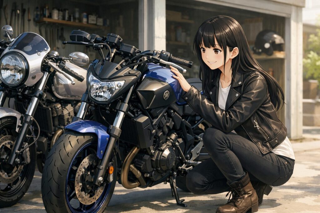 XSR700ではなくMT-07をベースにする理由