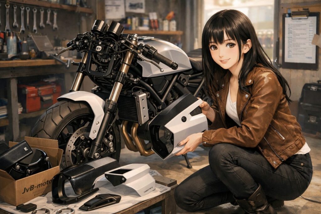 JvB-motoが提案するモダンな外装キット