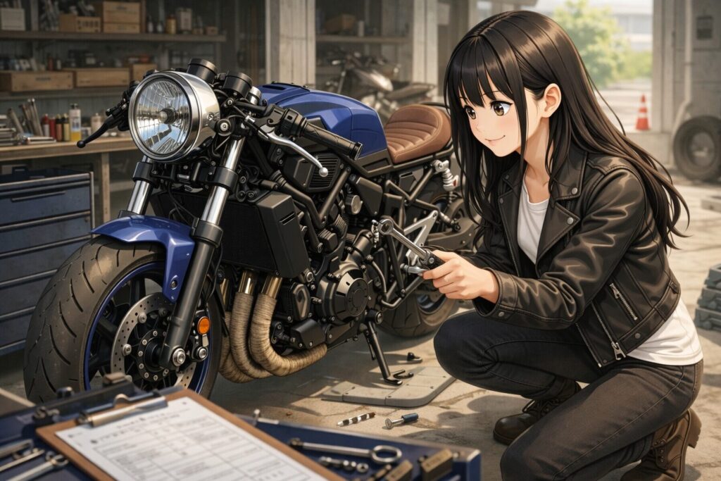 MT-07カフェレーサー仕様の製作工程と車検対策