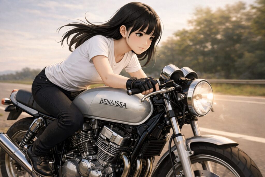 セパハンが似合うロングタンクの純正デザイン