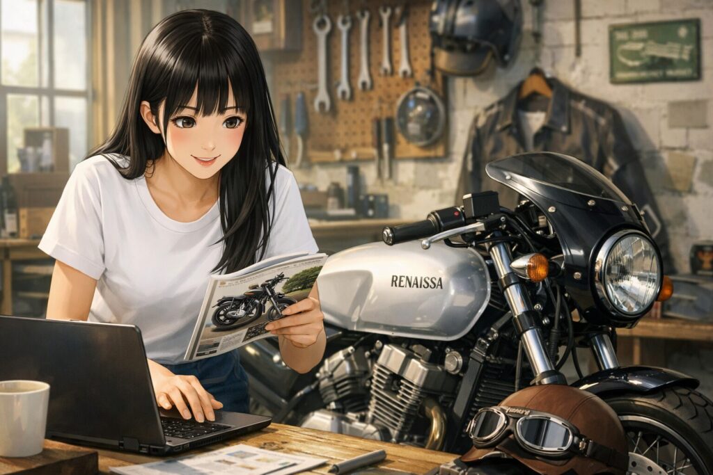 ルネッサのカフェレーサーを中古で探す際のコツ