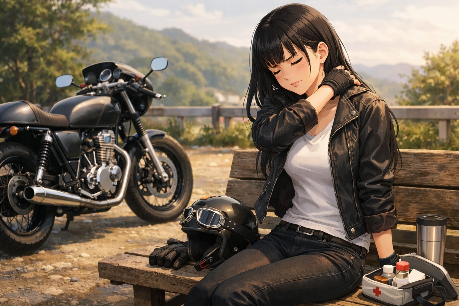 カフェレーサーで疲れる原因と対策｜痛みを和らげて楽しく乗る方法