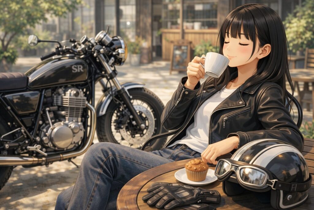 適切な休憩でカフェレーサーで疲れる苦痛を克服する