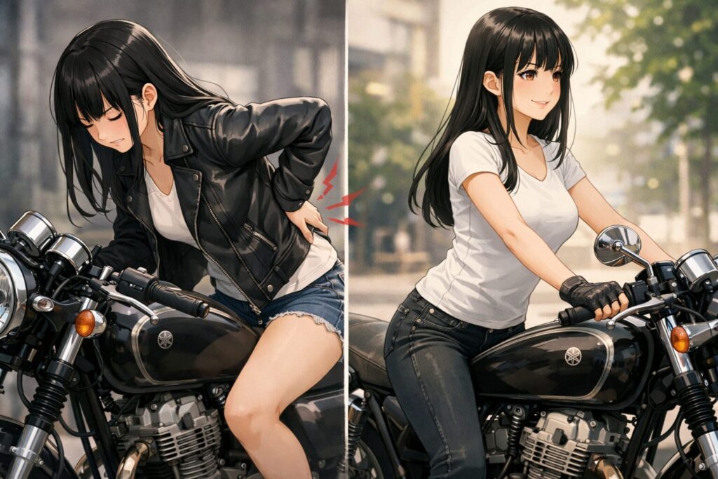 姿勢の崩れからくる腰痛と骨盤の角度の相関関係