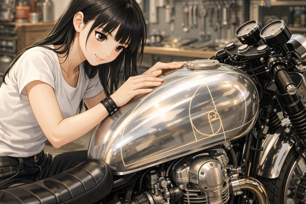 アルミタンクの曲線美と黄金比の追求