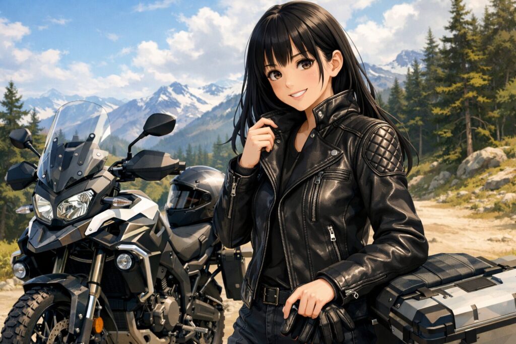 アドベンチャーバイクにレザージャケットを選ぶ利点