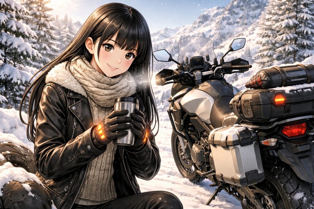 冬のツーリングを支える防寒と保温の仕組み