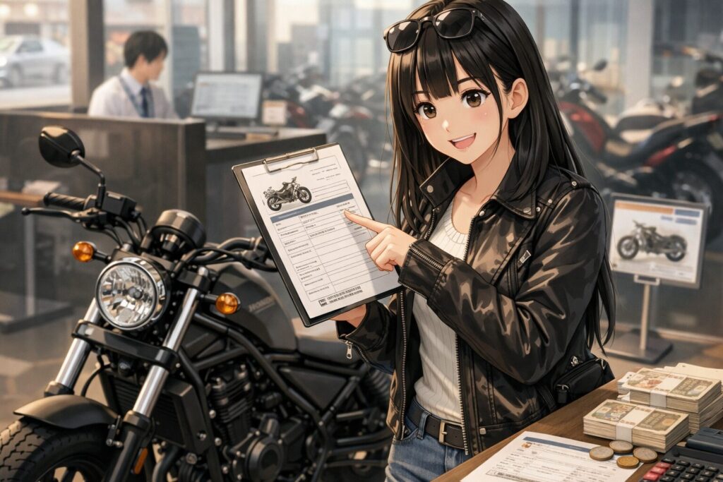 レブル250の新車乗り出し価格の相場と最新の内訳