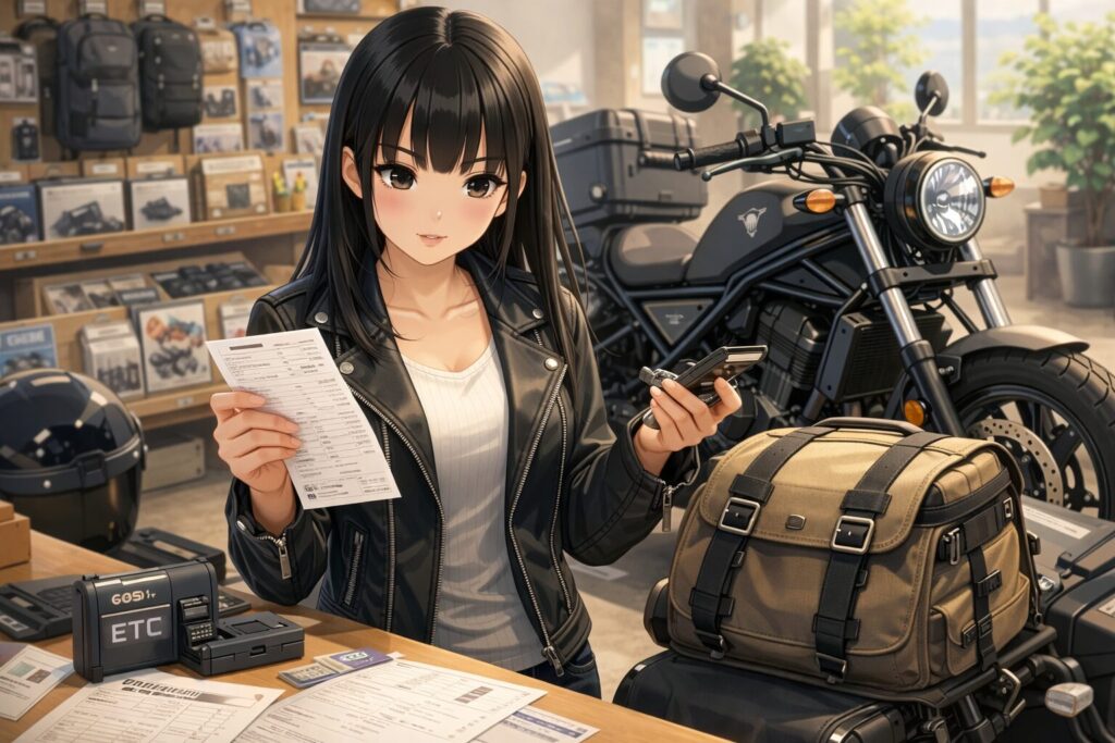 ETCやバッグなど後付けオプションの追加費用