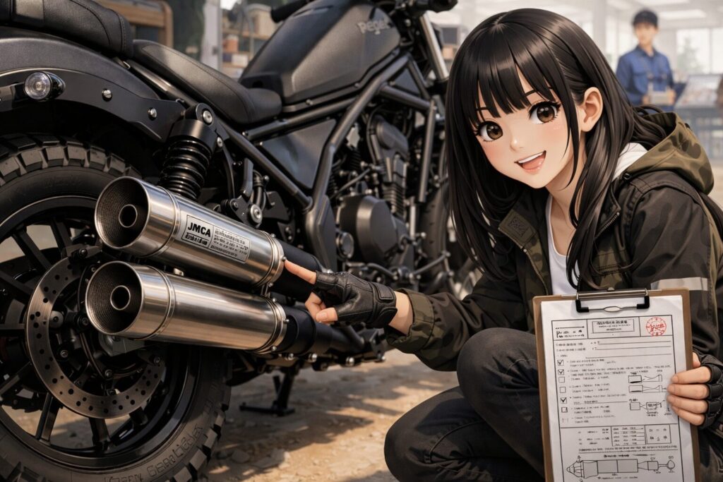 政府認証のJMCAマフラーと車検の知識