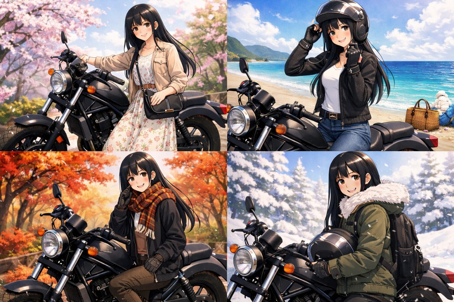 レブル250に似合う服装を徹底解説！おすすめコーデと季節別装備