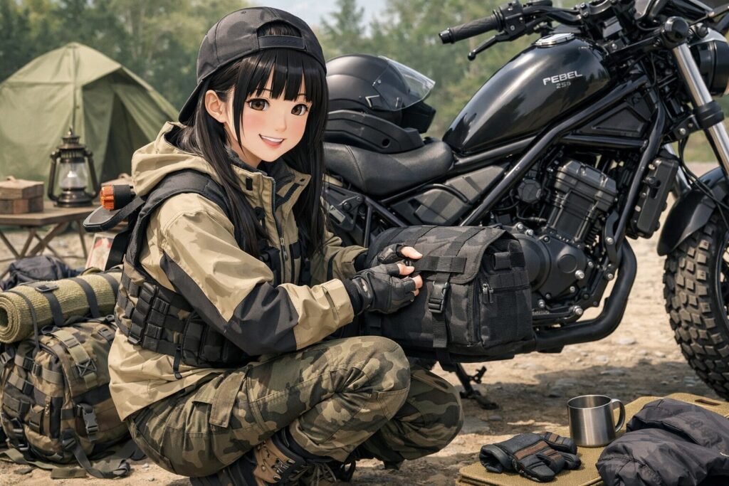 ワークマンをレブル250の装備に取り入れる方法