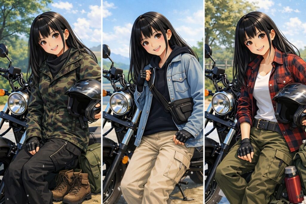 ミリタリーからカジュアルまで人気のコーディネート