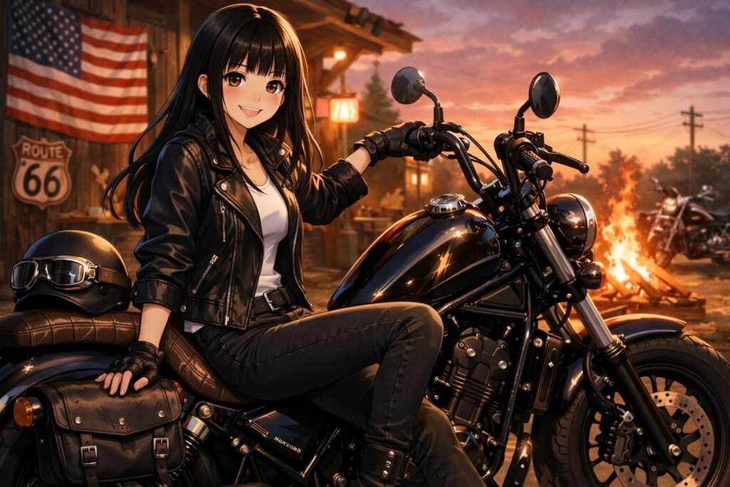 レブル250のハーレー風カスタムで楽しむバイクライフ