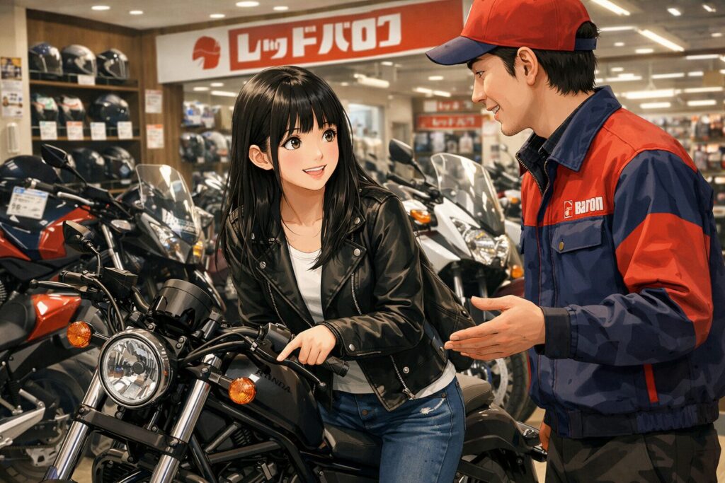 レブル250の中古をレッドバロンで選ぶ際の重要ポイント